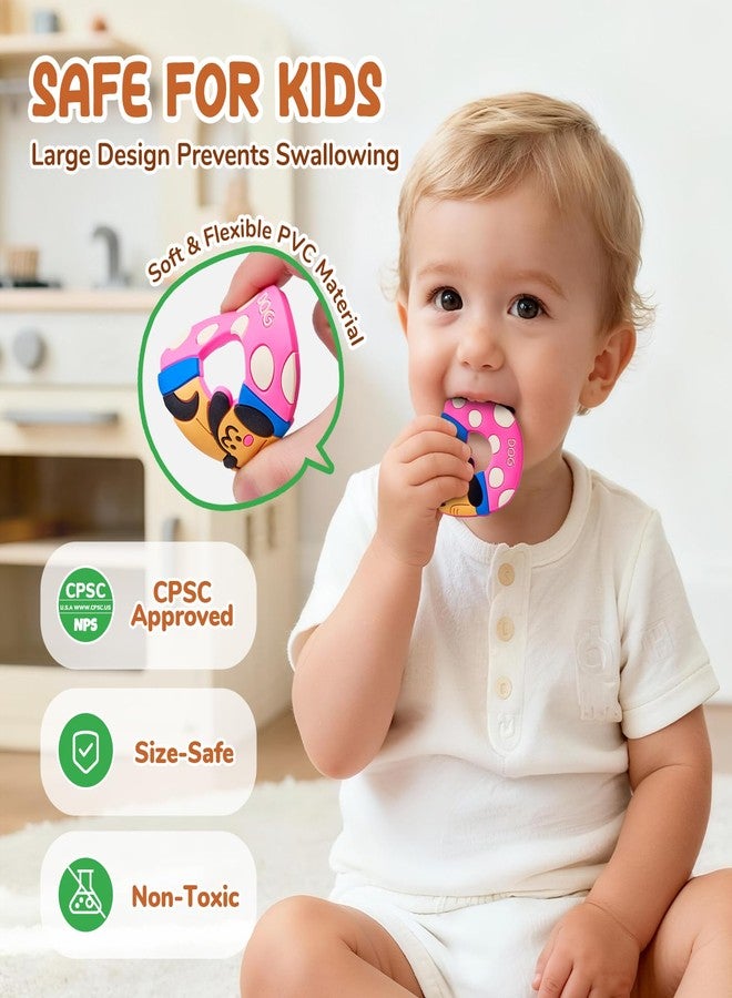 JoyCat مجموعة ألعاب ثلاجة مغناطيسية من جوي كات، حروف وأرقام، مصنوعة من مادة PVC ناعمة، مناسبة للأطفال الصغار، تتضمن 26 حرفًا من حروف الأبجدية الإنجليزية وأرقامًا من 0 إلى 9، هدية مثالية لأعياد ميلاد الأطفال من الجنسين. - Image 4